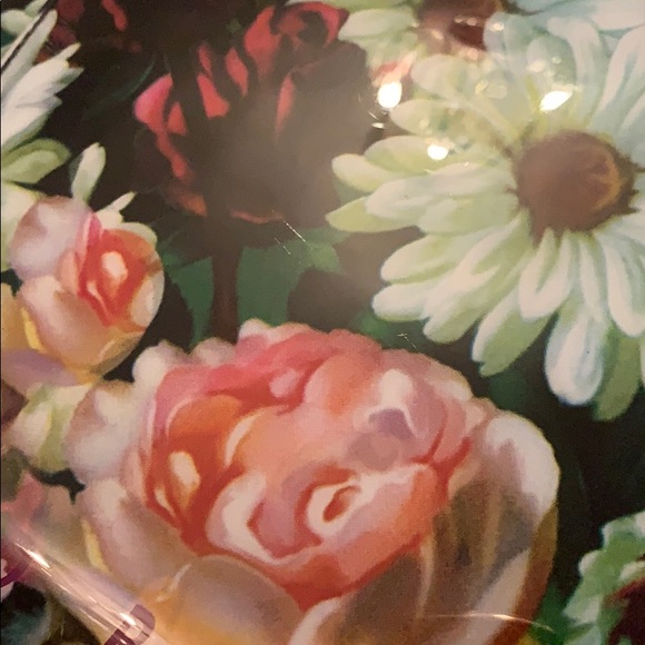 Ted Baker London Black/Multi Clr Floral Vinyl Tote - Picture 11 of 12